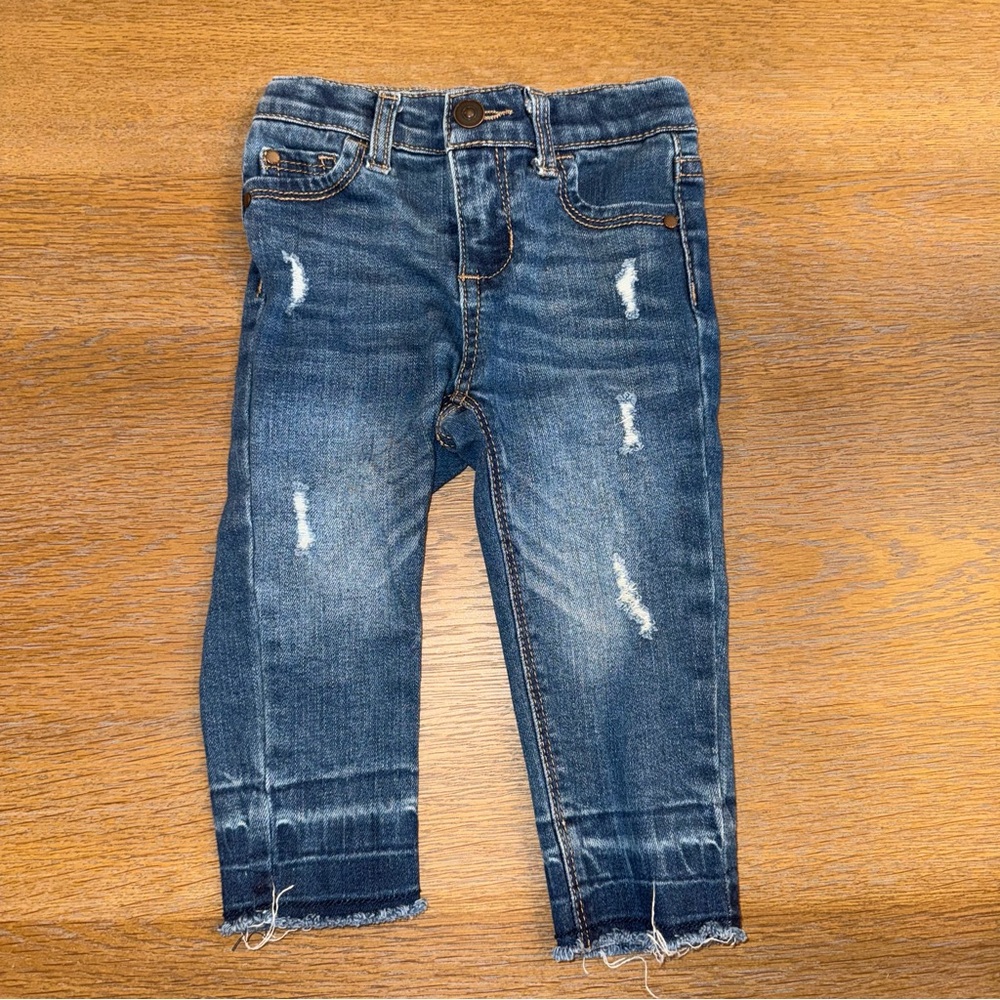 Wonder Nation Distressed Blue Kids Jeans:
